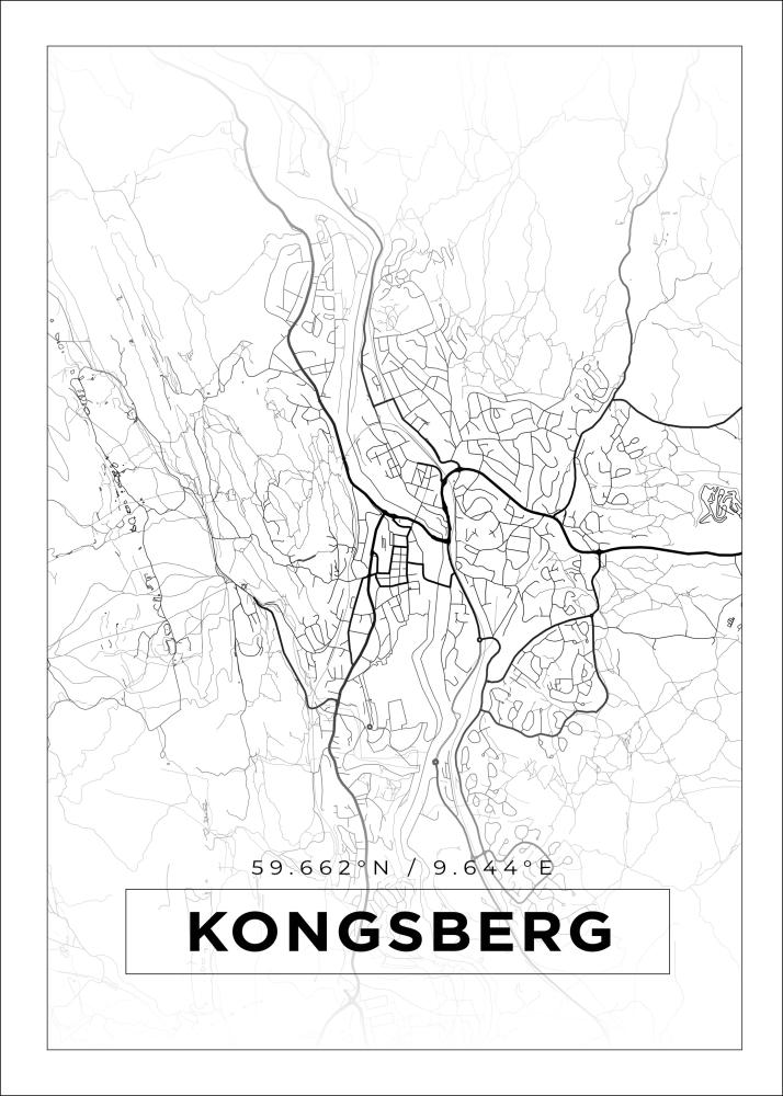 Mapa - Kongsberg - Cartel Blanco