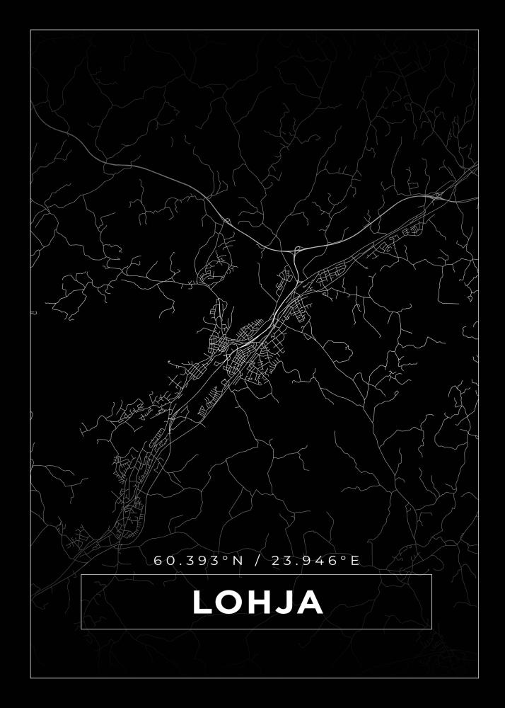 Mapa - Lohja - Cartel Negro