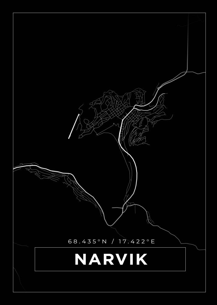 Mapa - Narvik - Cartel Negro