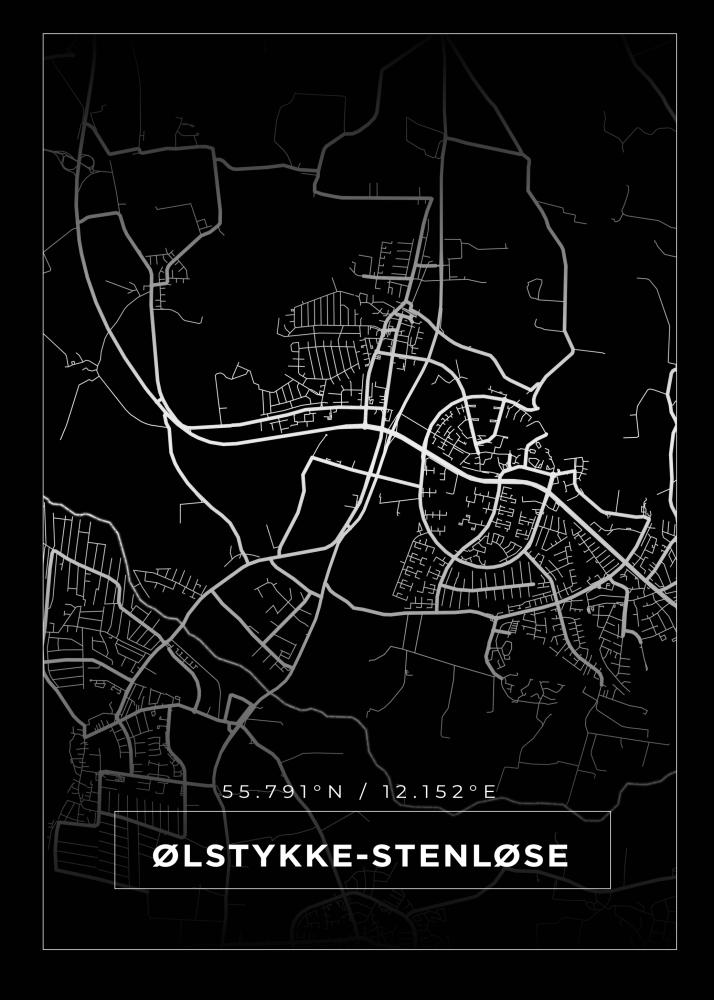 Mapa - Ølstykke-Stenløse - Cartel Negro