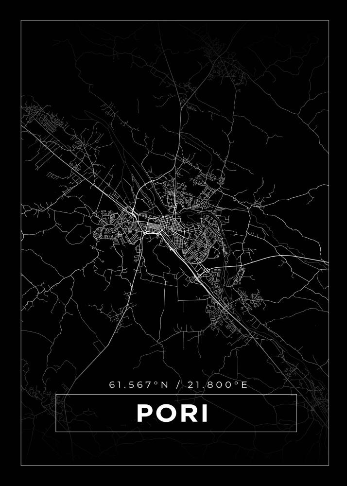 Mapa - Pori - Cartel Negro