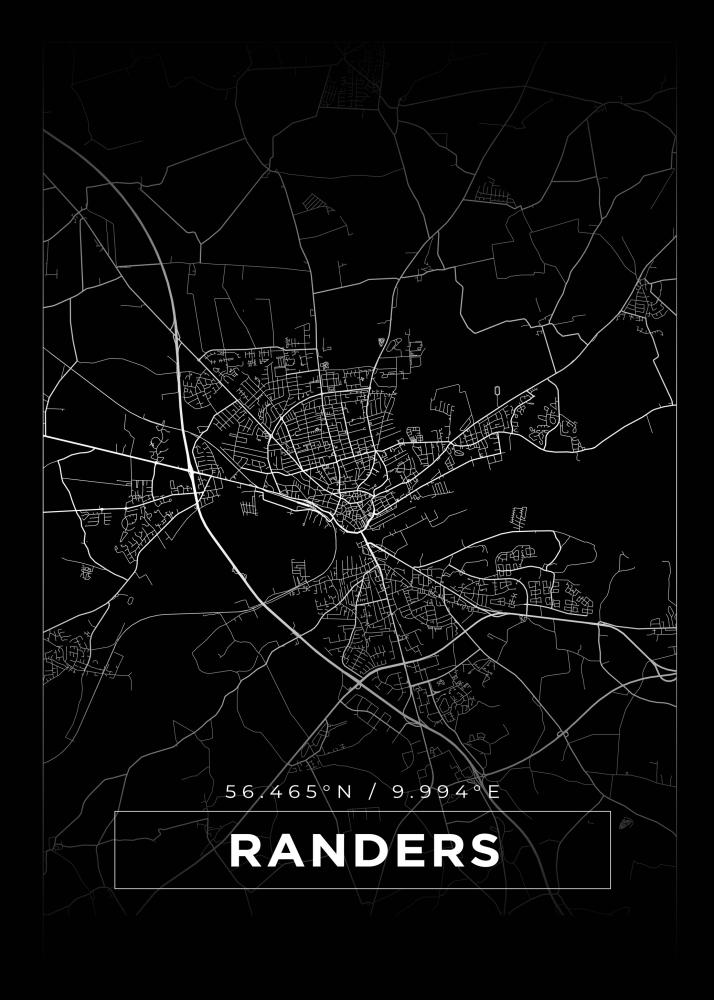 Mapa - Randers - Cartel Negro