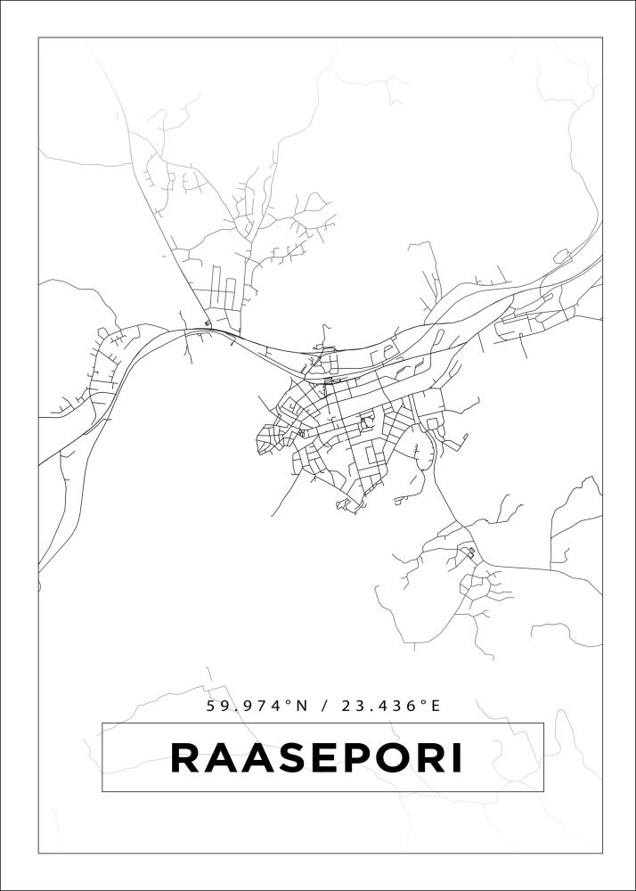 Mapa - Raseborg - Cartel Blanco