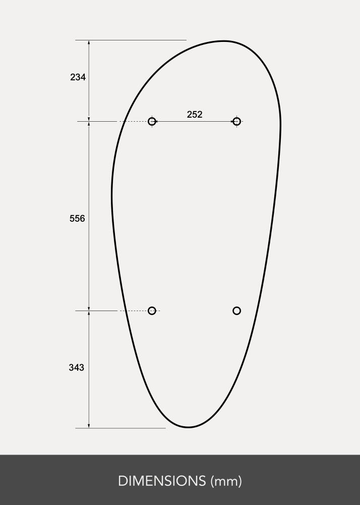 Espejo Balance 50x113 cm - Selected By BGA