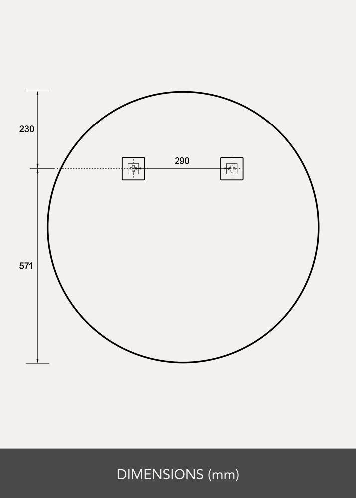 Espejo Ring LED 80 cm Ø