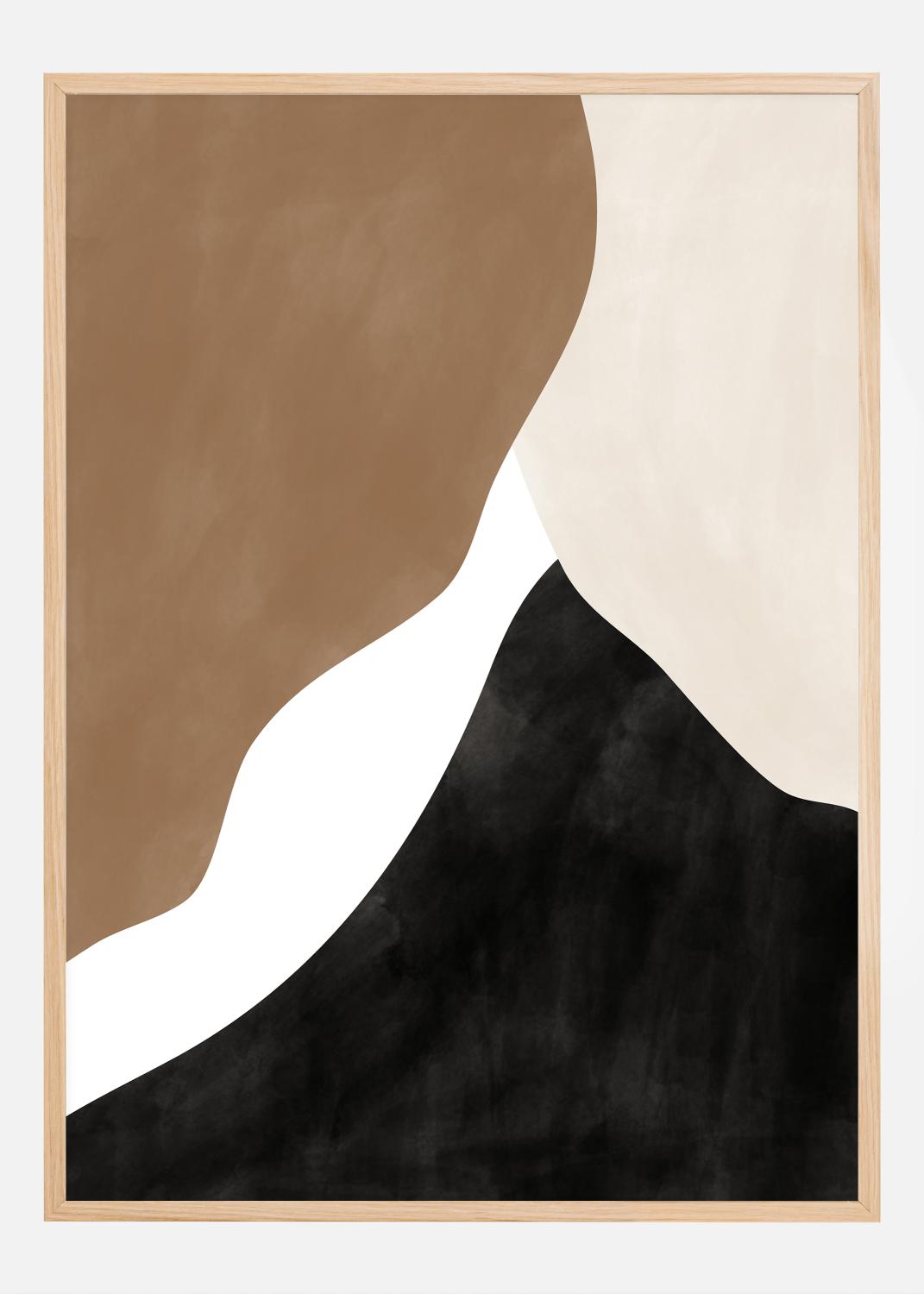 Product Image for Abstract Beige and Brown Art No.1 Póster (21x29.7 cm (A4))