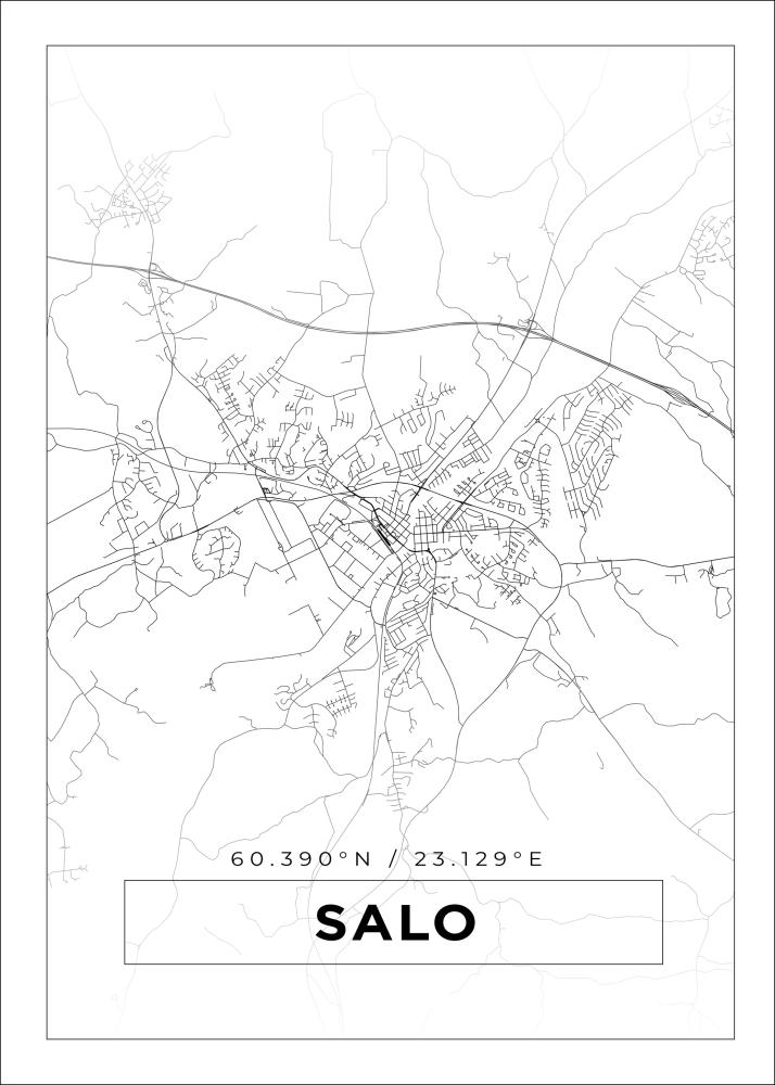 Mapa - Salo - Cartel Blanco