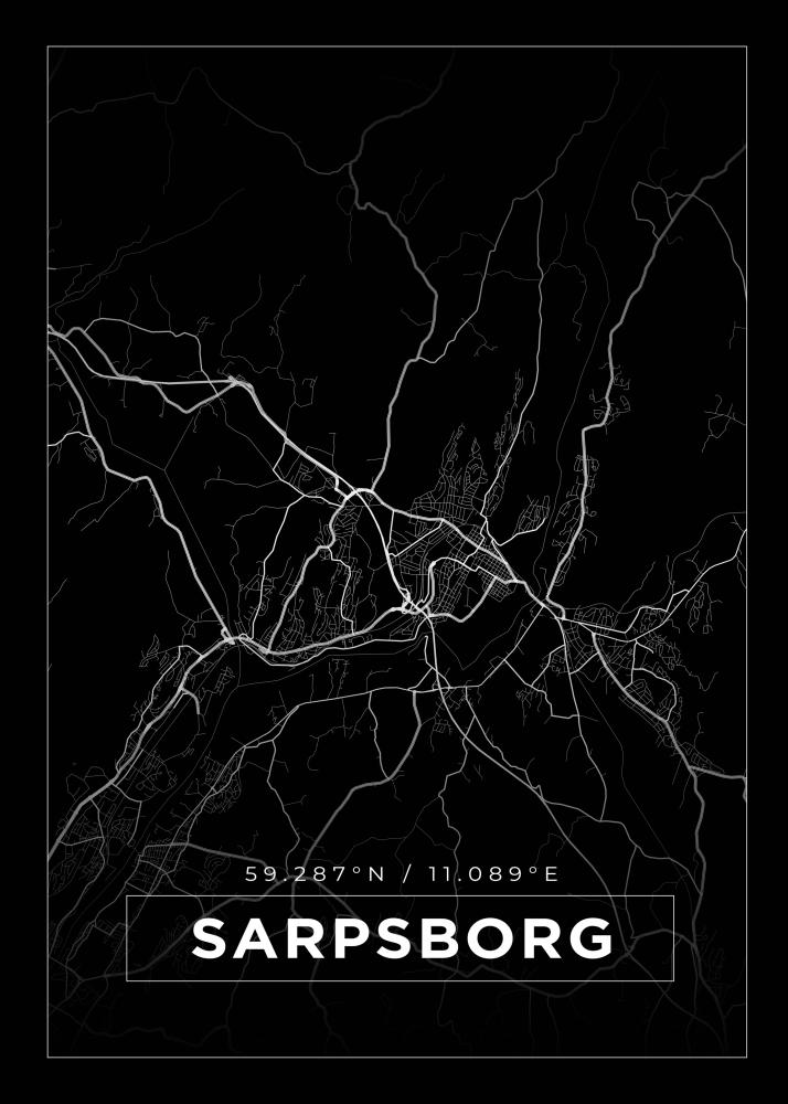 Mapa - Sarpsborg - Cartel Negro