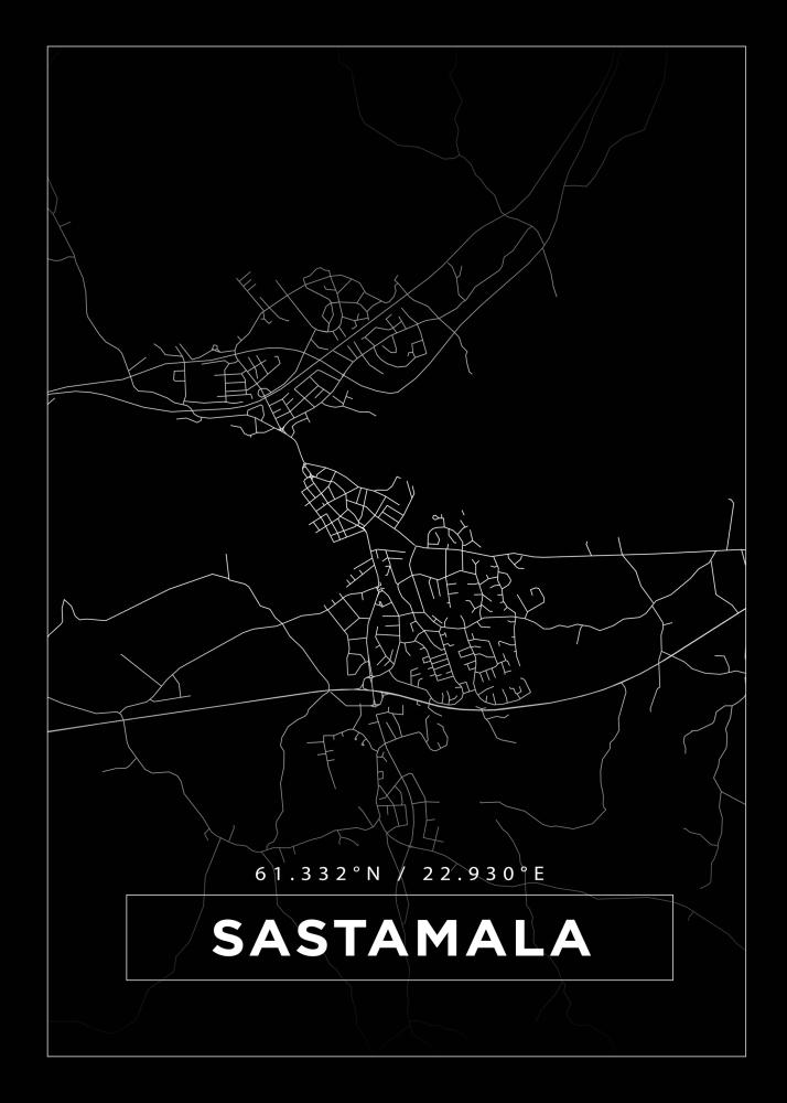 Mapa - Sastamala - Cartel Negro