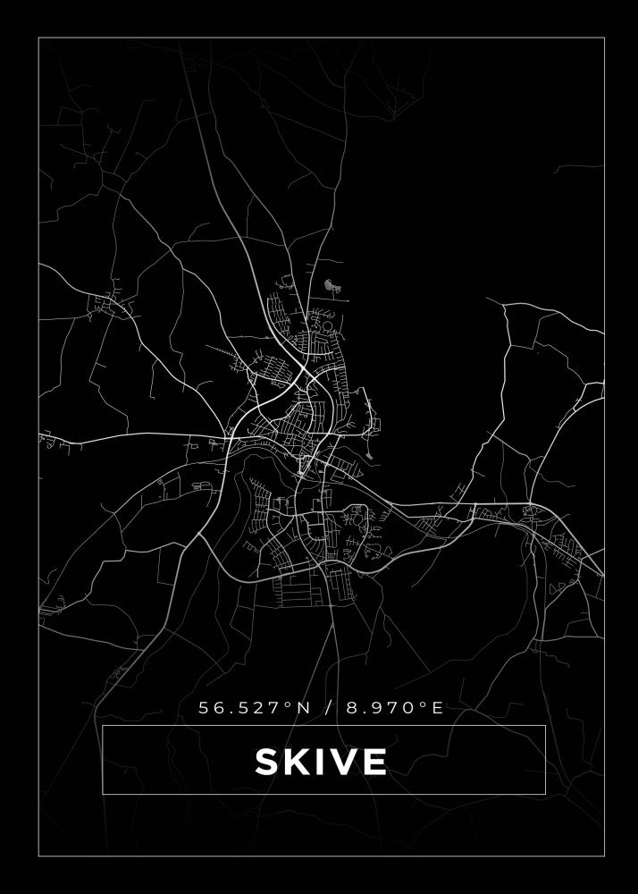 Mapa - Skive - Cartel Negro