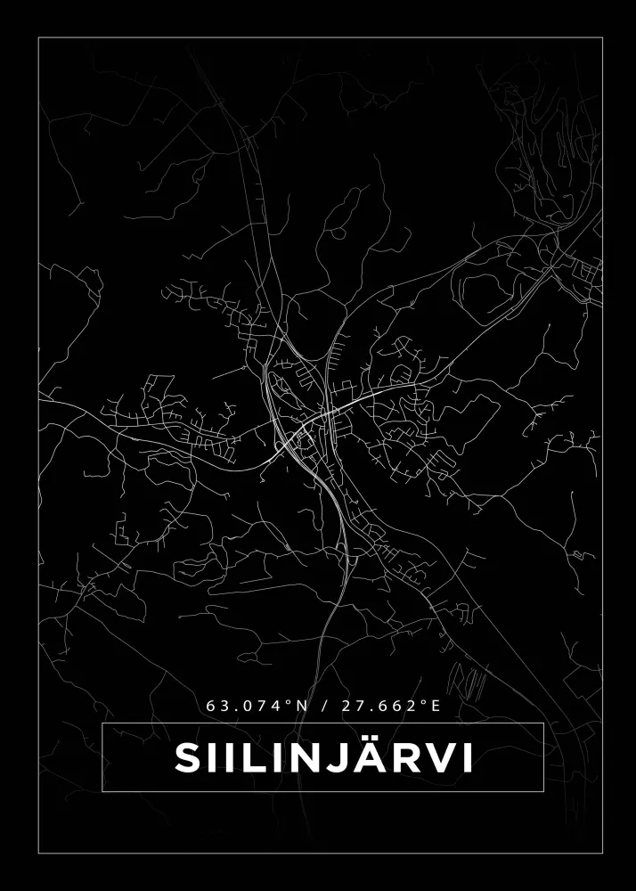 Mapa - Siilinjärvi - Cartel Negro