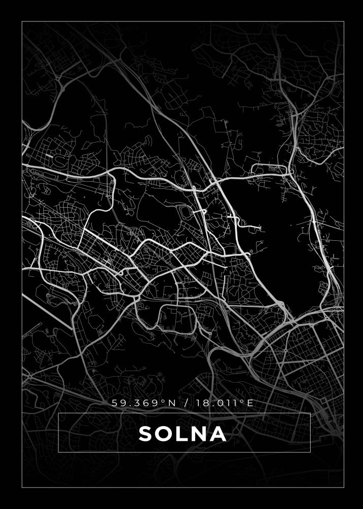 Mapa - Solna - Cartel Negro