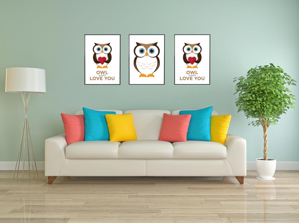 Owl Always Love you - Marrón-negro Póster