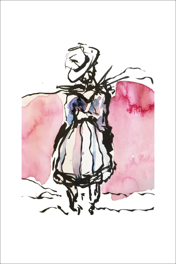 Woman in the horizon Póster