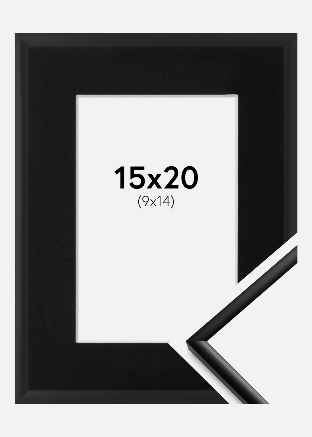 Product Image for Marco New Lifestyle Negro mate 15x20 cm - Paspartú Negro 10x15 cm