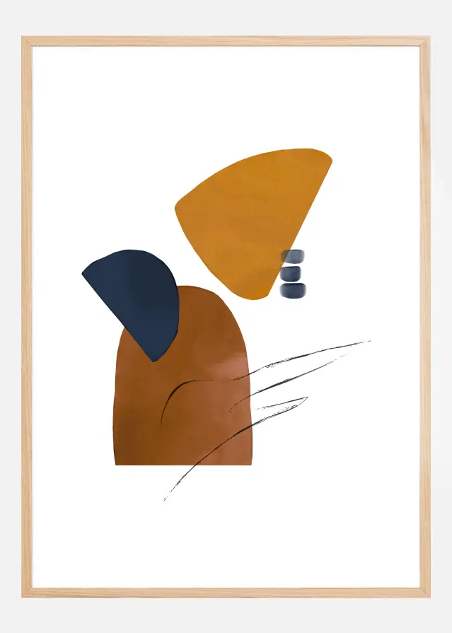 Abstract Shapes I Póster