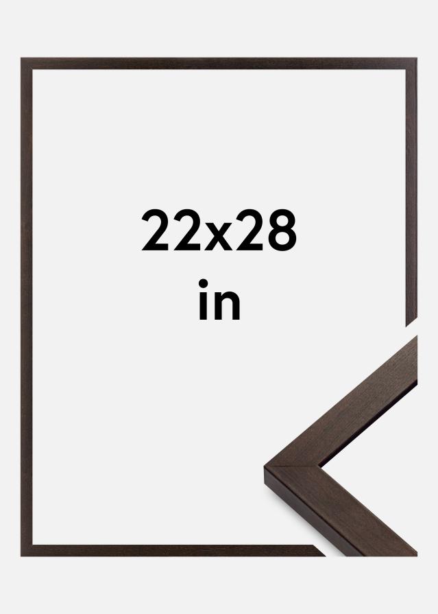 Marco Selection Vidrio acrílico Castaño 22x28 inches (55,88x71,12 cm)