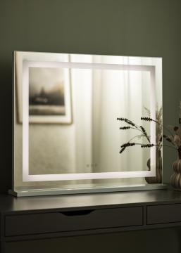 KAILA Espejo tocador Vanity LED Blanco 80x65 cm