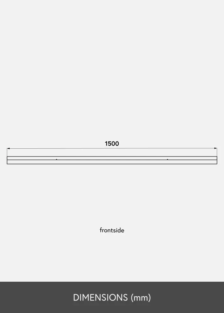 Estante para cuadros Roble 150 cm