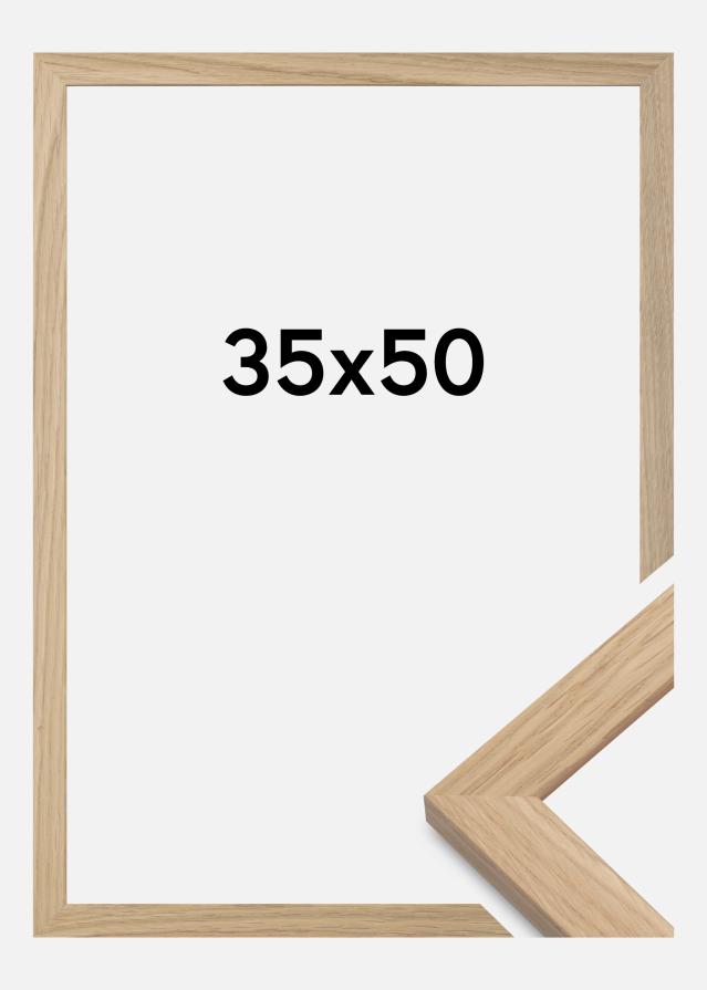 Marco Oak Wood Vidrio acrílico 35x50 cm
