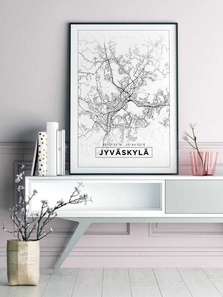 Mapa - Jyväskylä - Cartel Blanco