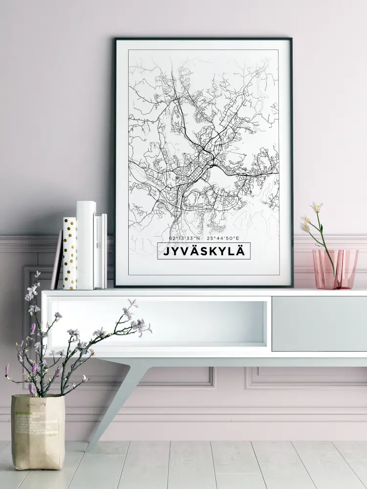 Mapa - Jyväskylä - Cartel Blanco