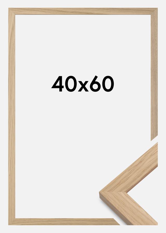 Marco Oak Wood Vidrio acrílico 40x60 cm