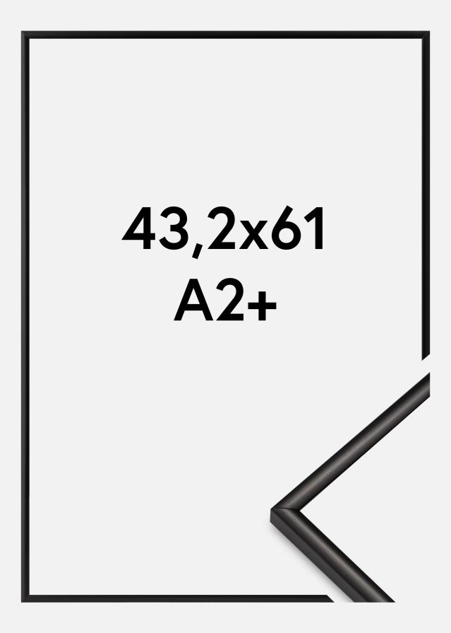 Marco Scandi Vidrio acrílico Negro mate 43,2x61 cm (A2+)