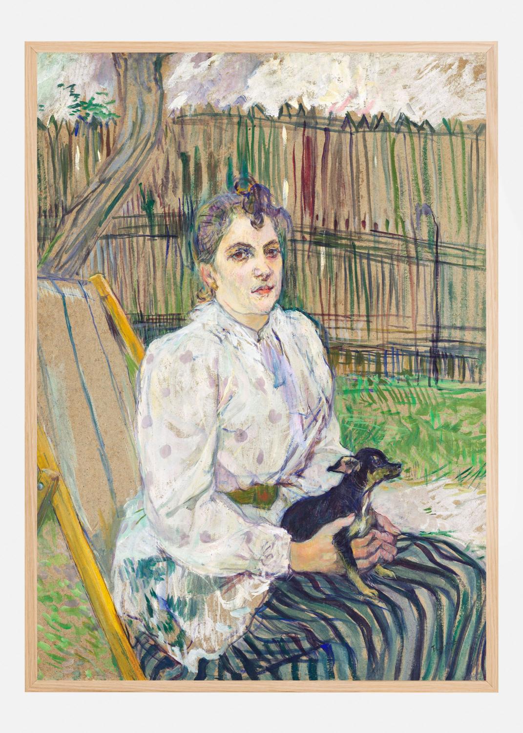 Product Image for Lady With a Dog (1891) Póster (21x29.7 cm (A4))