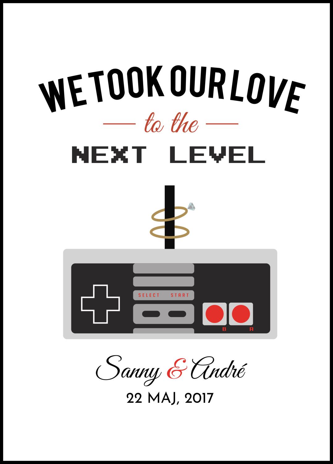 Product Image for Gamers Love (50x70 cm)