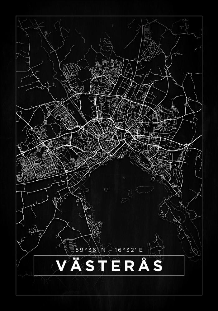 Mapa - Västerås - Cartel Negro