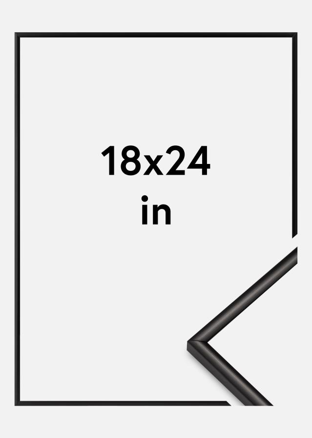 Marco Scandi Vidrio acrílico Negro mate 18x24 inches (45,72x60,96 cm)