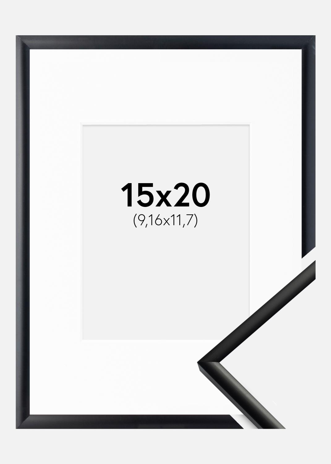 Product Image for Marco New Lifestyle Negro mate 15x20 cm - Paspartú Blanco 4x5 inches