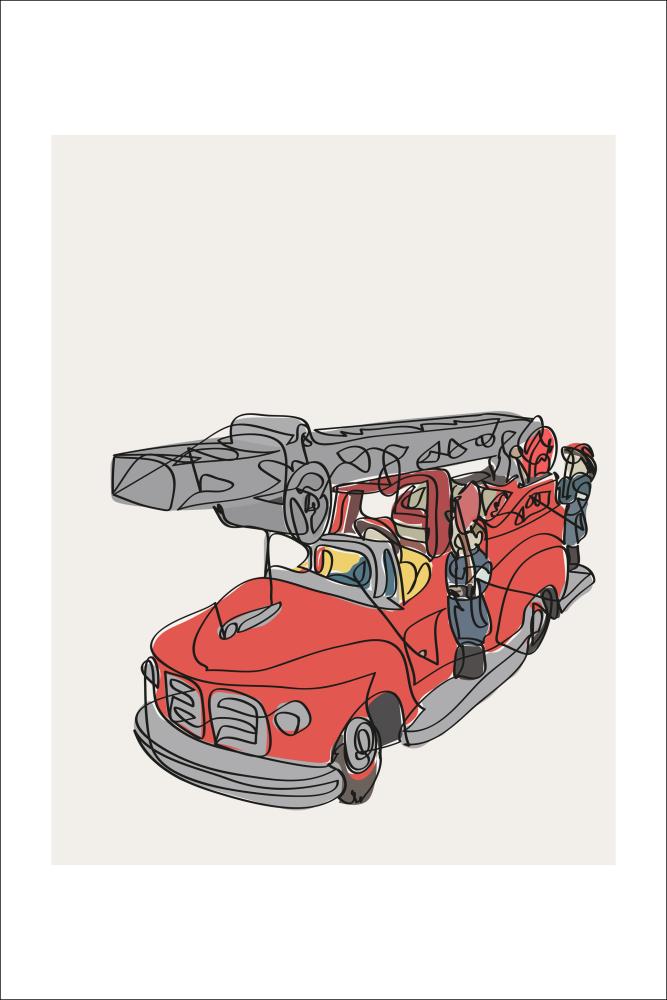 Fire Truck Póster