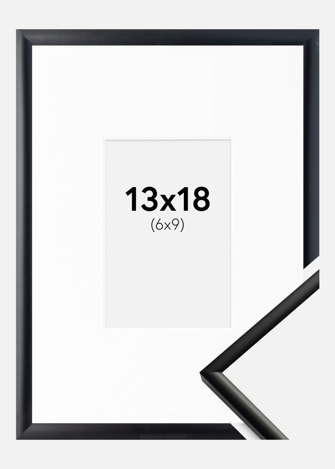 Product Image for Marco New Lifestyle Negro mate 13x18 cm - Paspartú Blanco 7x10 cm