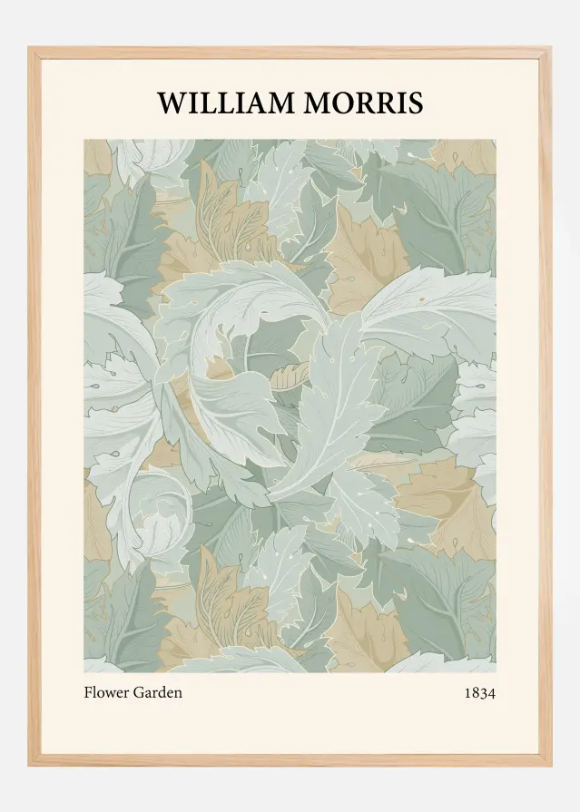 William Morris - Flower Garden 4 Póster